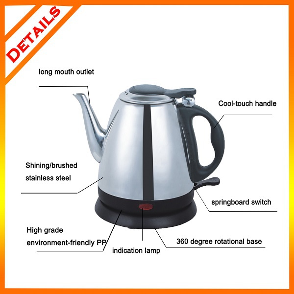 Safety Operate Small Capacity Electric Kettles Dry Boil Overheat Protecting