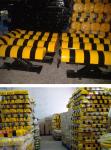 High Strength Steel Manual Parking Lock , Parking Space Barrier Lead Acid