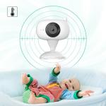 Wireless Surveillance Camera Baby Monitor Smart Tracking Wifi Two Way Baby