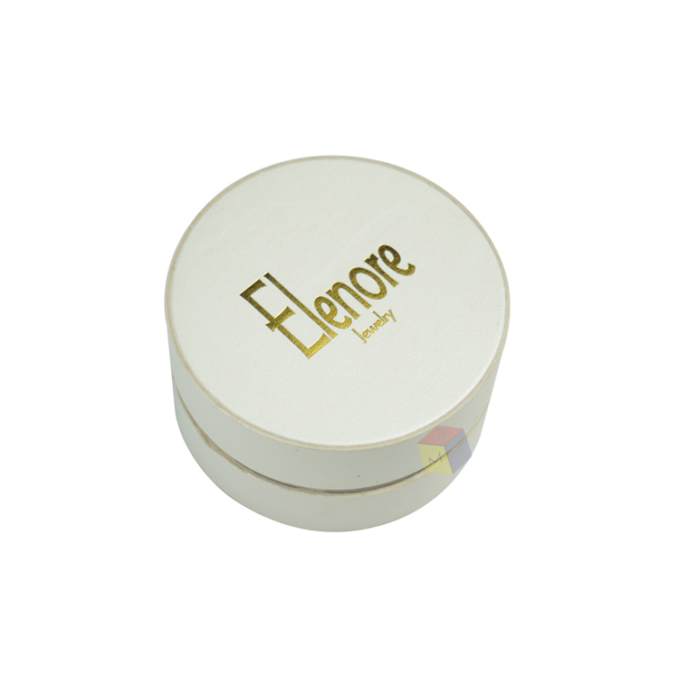 Hot Stamping Compact Recycled Cardboard Jewelry Boxes With Foam Tray