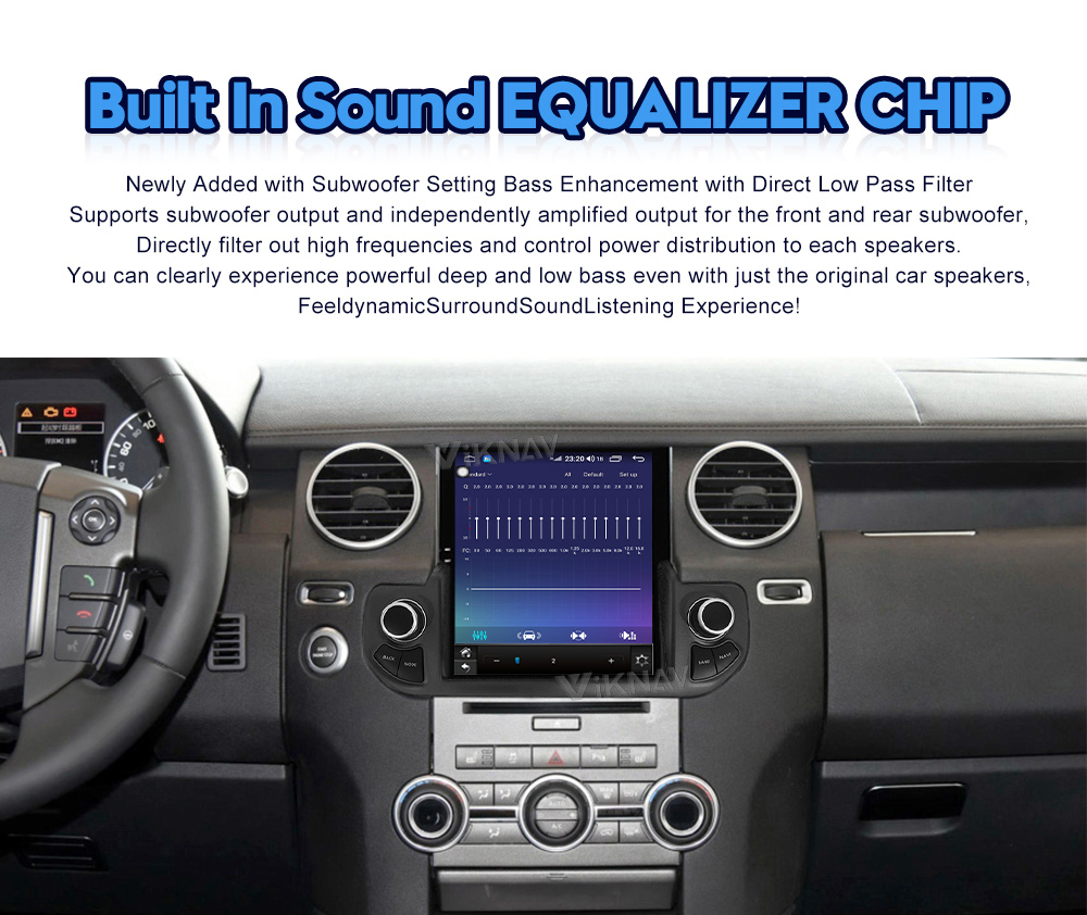 Gps Navigation Android 10 Car Audio For Land Rover Discovery 4 2009-2016