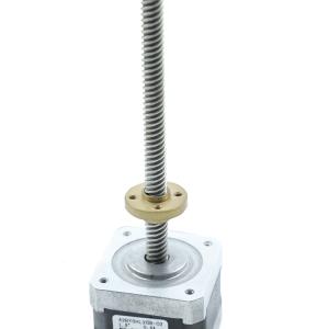 China Nema 17 Linear Stepper Motor Actuator Lead Screw 42bygh 4 Wire on sale