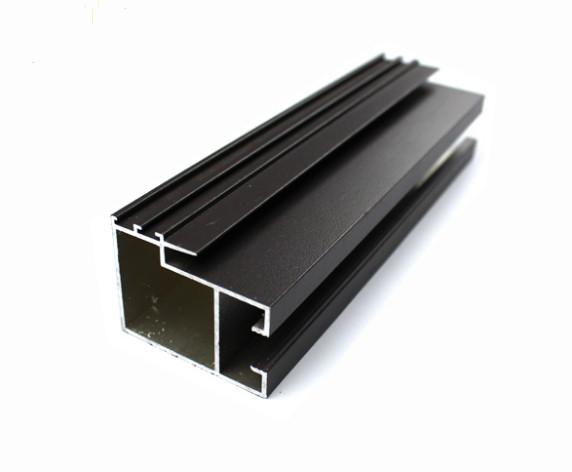 Sliding Windows Aluminum Extrusion Profiles , Anodized Aluminum Structural