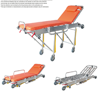 DG-D5 Automatic Loading Ambulance Stretcher With Wheels for Patient Transport Emergency Folding
