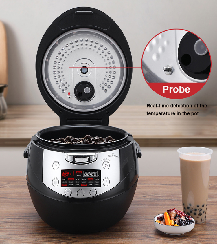 Electric Tapioca Pearl Cooker for Smart Cooking of Jelly/Pudding/Sago/Taro/Beans
