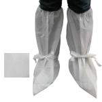 Non Woven Disposable Boot Shoe Covers Non Skid Dustproof Waterproof