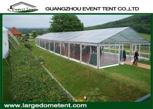 Quality Classic Banquet Big Clear Roof Wedding Party Tents With Glass Wall wholesale