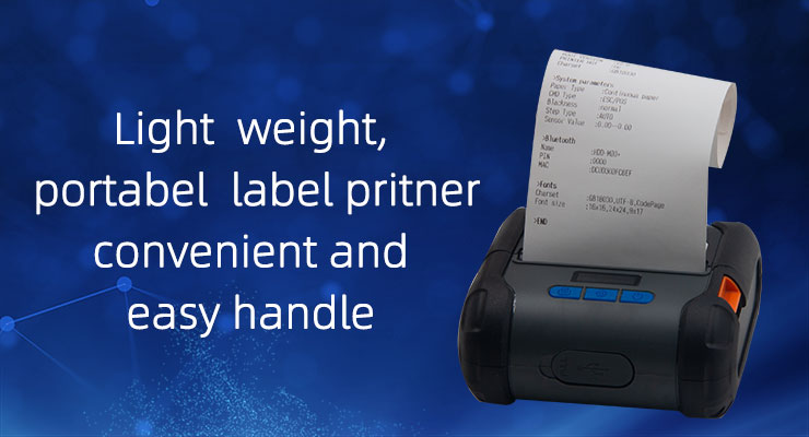 Portable Printer with USB Bluetooth Interface and 0.96 Inch OLED Display Private Mold