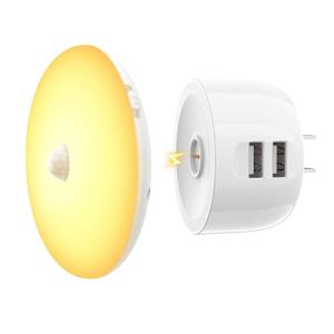 Quality 20LM 0.5W Detachable LED Night Light Rechargeable 0.1A With Dual USB Ports wholesale