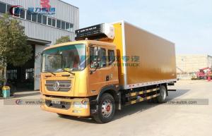 Quality Dongfeng 10 - 15 Tons Food Transport Refrigerator Van Truck wholesale
