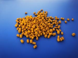Quality 20% Concentration Pigment Yellow Plastic Pellets PP Carrier Eco friendly wholesale