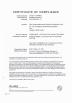 Sino linear actuator Certifications