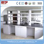 MDF Wood Physics Science Lab Tables Grey for Commercial Furniture