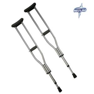 Quality Adjustable Foam Underarm Telescopic Walking Axillary Aluminum Elbow Crutch for Elderly OEM Medline wholesale