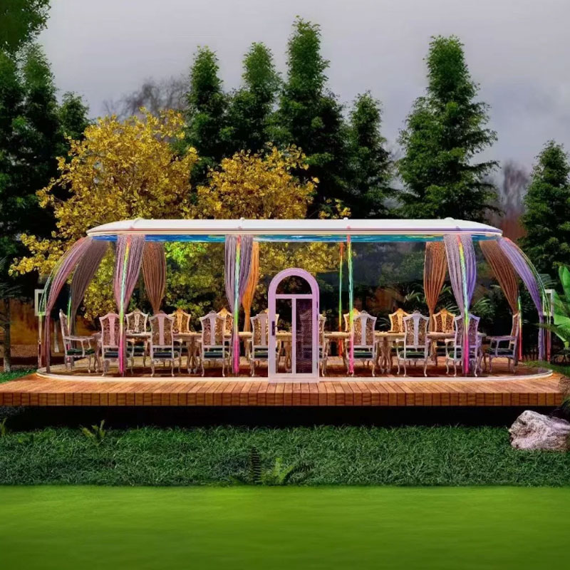 PC Standing Garden Room Four Season Glass Bubble Houses for Hotel Business Trips
