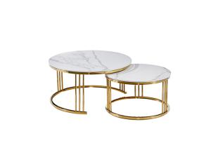 Quality Fashion Living Room Coffee Circle Marble Dining Table wholesale