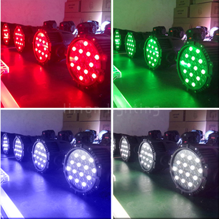 World Popular 54x3W RGBW Waterproof IP65 led Par 64 Wash Lighting