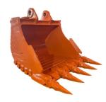 25T Heavy Duty Rock Bucket , Mining Excavator Bucket For Digging Rock Stone