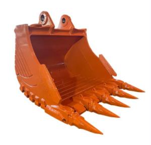 Quality 25T Heavy Duty Rock Bucket , Mining Excavator Bucket For Digging Rock Stone wholesale