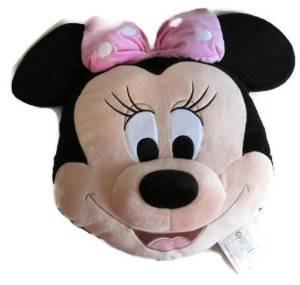 Quality Black And Pink Big Disney Minnie Mouse Head Cushions Pillows For Bedding wholesale