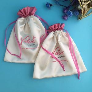 Quality Soft Satin Black Drawstring Pouch for Jewelry soap herbs buttons favor bag wholesale