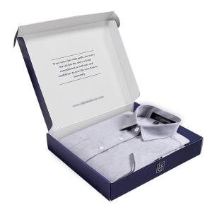 Quality Recyclable Rectangle Paper Mailer Box Packaging For Sweater Blouse Shirt And Pants wholesale
