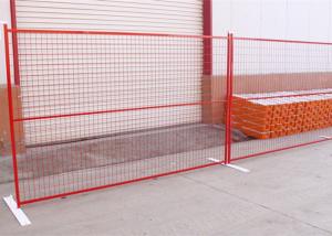Quality PVC Coated Temporary Site Welded Mesh Fencing Full Accessories Metal Feet wholesale