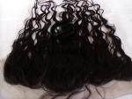Malaysian virgin remy hair lace frontal 13''x4'' ,natural color natural wave 10'