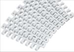 ZY2400FG Radius conveyor belt flush grid food grade side flex modular belts