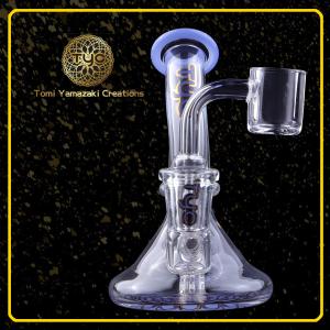 Quality Hookah Pipe Heavy 10&quot; Glass Water Bongs Flat Base Tobacco Mushroom wholesale