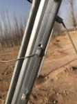 Long Life Anti Rusty Plant Support Posts With H / Round Holes Height 2.2m