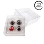 Wholesale Clear Plastic Gift Box For 4, 8, 15, 30 Truffle Chocolate High-Grade