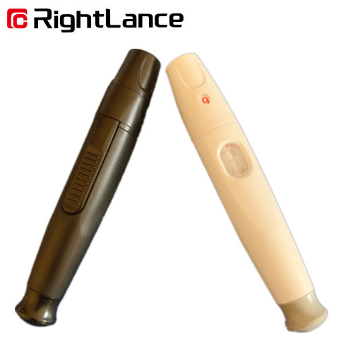 Repeated Use Pen Blood Lancet Stainless Steel Glucometer Needle Pen For Blood Collection
