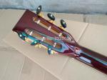 Wine red 39 inch 000 style acoustic guitar,Real Abalone inlays,Ebony fingerboard