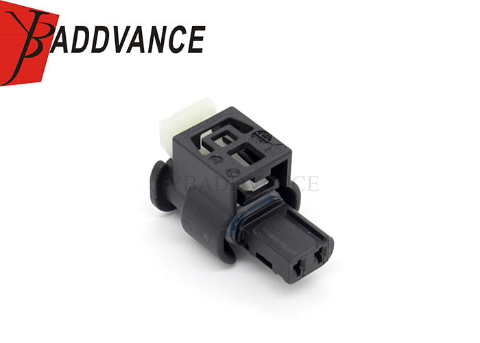 2 Pin Female Black Waterproof Automotive Connector Housing For Benz BMW Audi 7615487-03