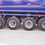 TITAN Hot Sale 3 4 Axle 40000L 45000L Diesel Oil Petroleum Fuel Tanker Trailer