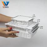 ISO Certified 32oz Disposable Aluminum Foil Food Containers