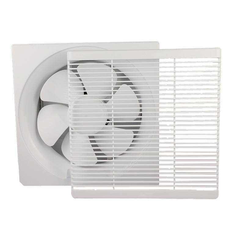 Greenhouse Roof Type Ventilation 100mm White Silent Wall Mounted Exhaust Fan with Damper