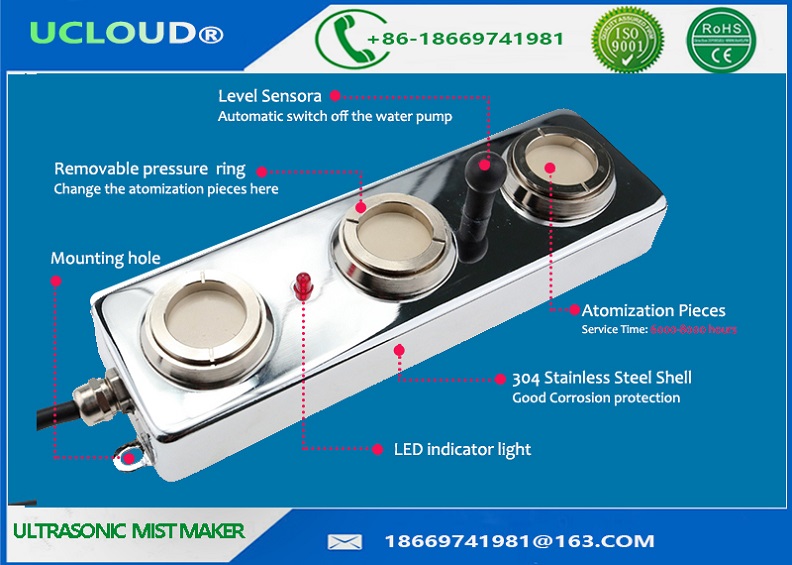Ultrasonic humidifier mist maker fine fog water ultrasonic industrial humidifier Air Cooling Machine