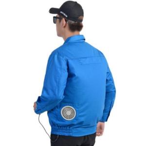 Quality Electric Welding Cooling Fan Jacket Flame Retardant Pure Cotton Polyester Lining wholesale