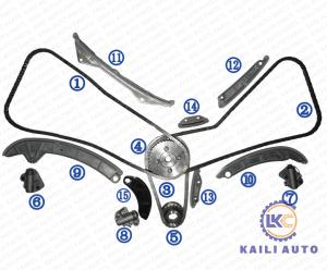 Quality Subaru Legacy Outback Timing Chain Kit 3.6L EZ36D 13143AA081 154L 13142AA080 wholesale