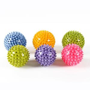 Quality Pilates Spiky Massage Ball PVC Foot Trigger Point Stress Relief Yoga Massager wholesale