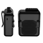 Built In 4000mAh Small Personal Micro USB Hanging Waist Fan