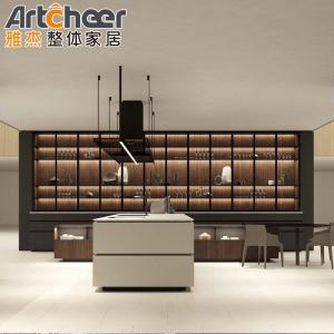 Quality Mail Packing N Kitchen Cabinet with Wood Unit Wall Cabinet and Island in White Color wholesale