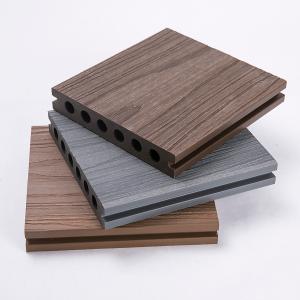 Quality Traditional Design WPC Flooring Composite Decking Board for Outdoor 18-25mm Thickness wholesale
