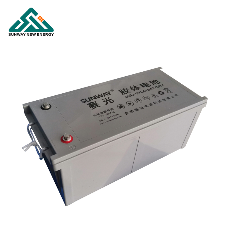 Chargeable 12V 200ah/250ah Solar Lead Acid Gel Batteries Selected Material for Solar