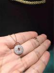 diamonds key necklace 18kt gold with yellow gold or white gold or pink gold