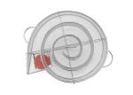 Round Shape Food Grade 304 Stainless Steel Cold Smoke BBQ Smoke Generator