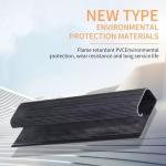 Wall Mounted Arc Floor Cable Channel PVC Cord Cover Industrial Floor Trunking