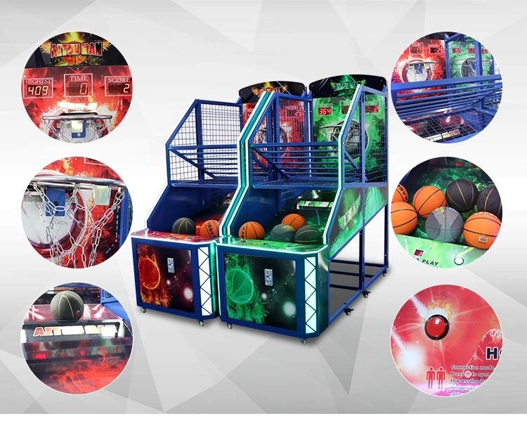 Commercial Street Basketball Shooting Game Machine 12 Months Warranty